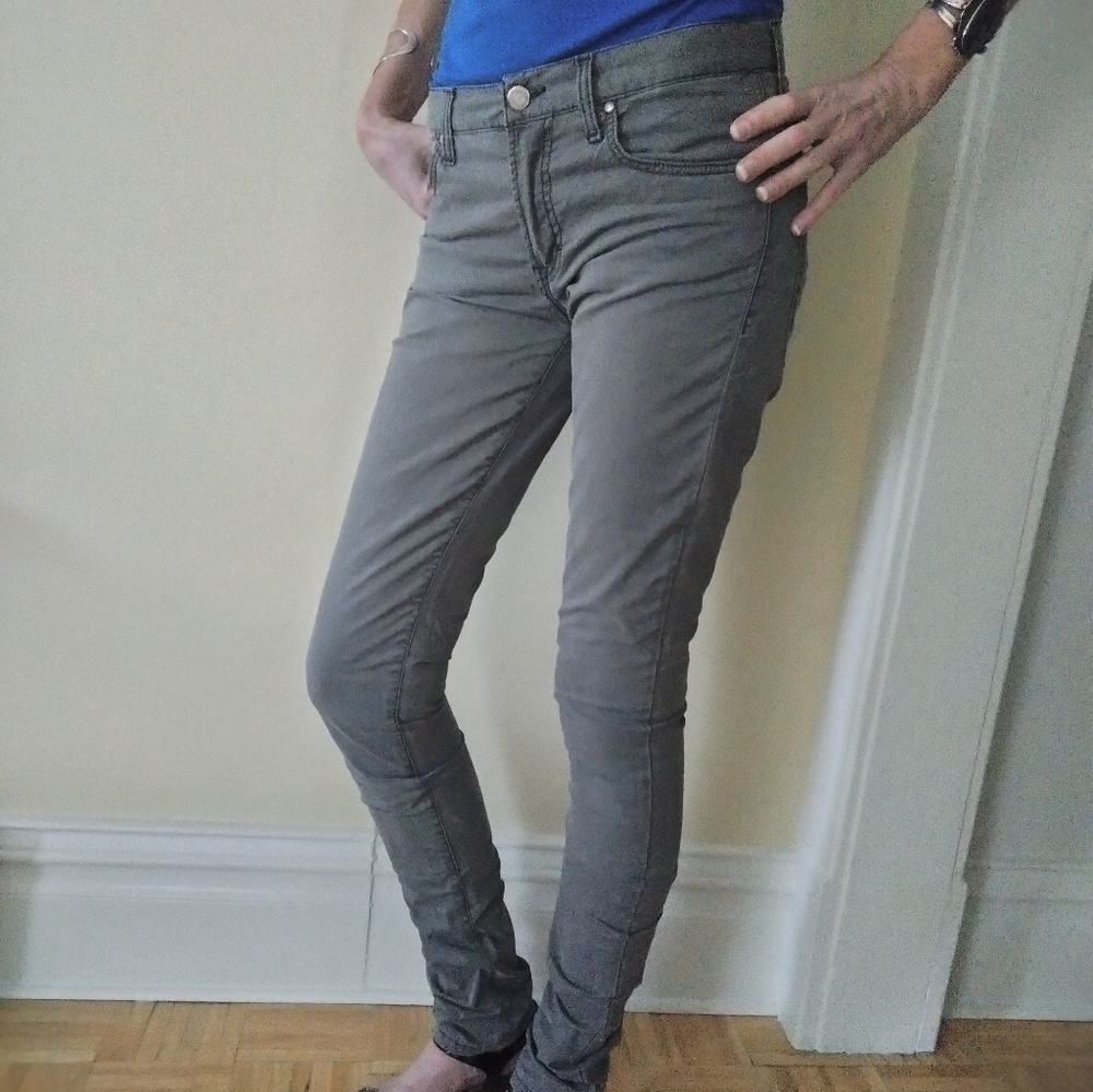 J. Lindeberg charcoal gray skinny pants 30x35 (Tall Women's) - Picture 2 of 8